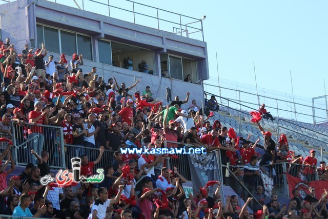 فيديو : الحسم النهائي ينتقل الى ارض الناصرة يوم الثلاثاء بعد التعادل 1-1 واكثر من 4500 مشجع ساند الفريق القسماوي 